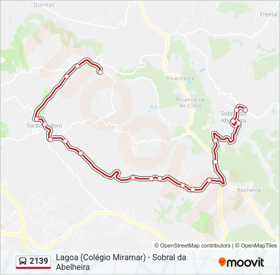 2139 Bus Line Map