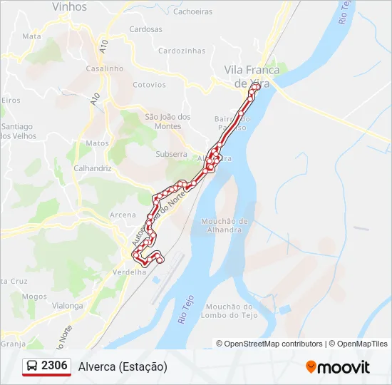 2306 Bus Line Map
