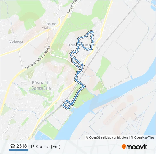 2318 Bus Line Map
