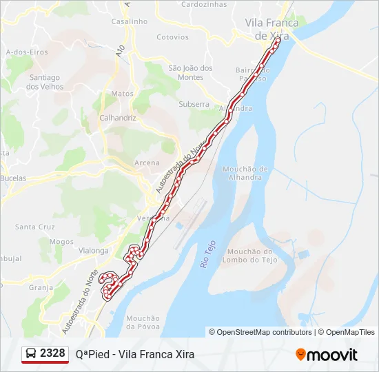2328 Bus Line Map
