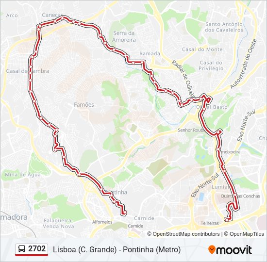 Monte S.Brás stop - Routes, Schedules, and Fares