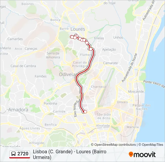 2720 Bus Line Map