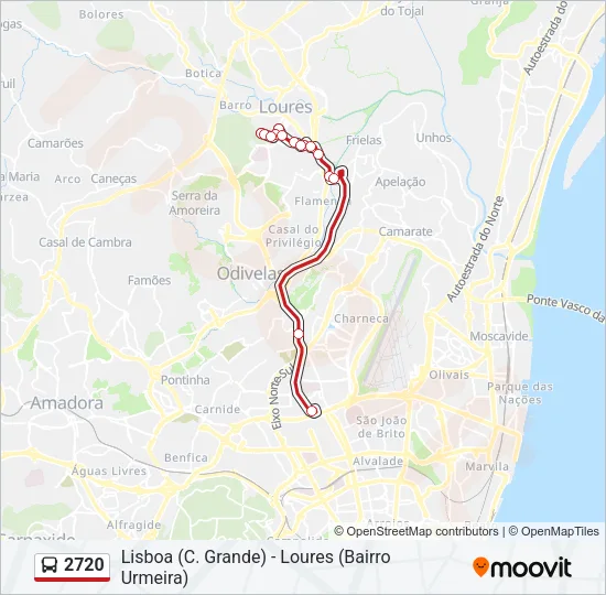 2720 Bus Line Map