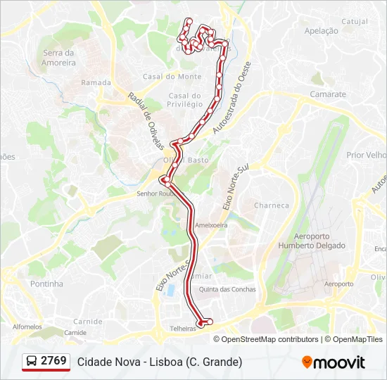 2769 Bus Line Map