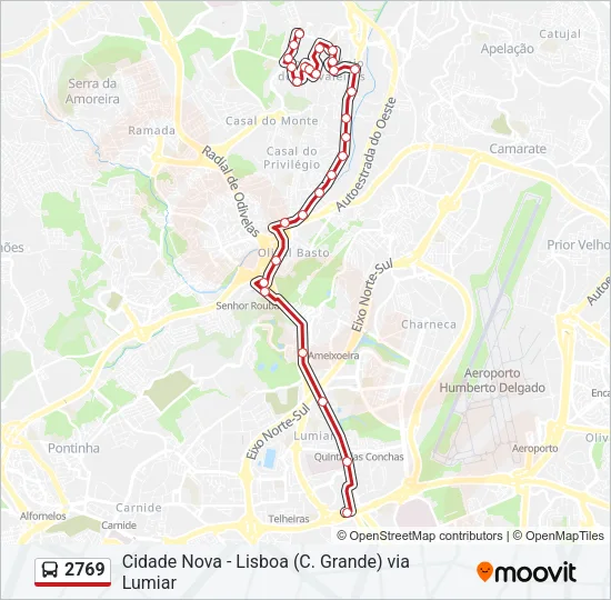 2769 Bus Line Map