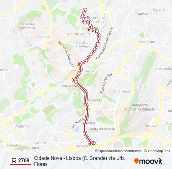 2769 bus Line Map