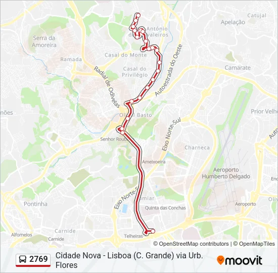2769 Bus Line Map