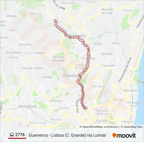 2776 Bus Line Map
