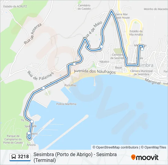 3218 Bus Line Map