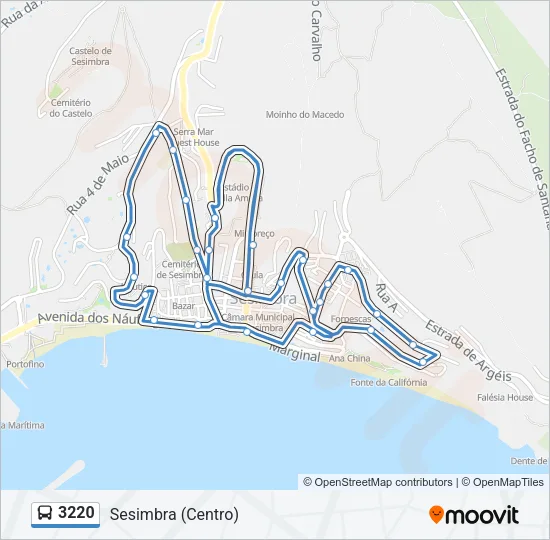 3220 Bus Line Map
