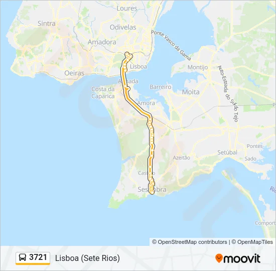 3721 Bus Line Map