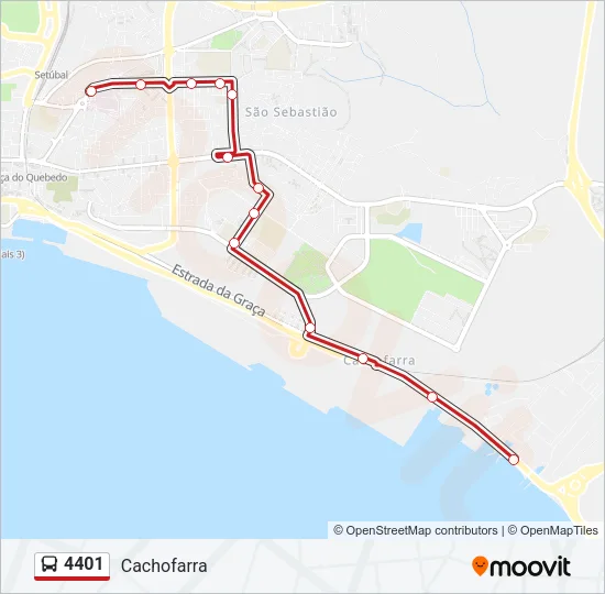 4401 Bus Line Map