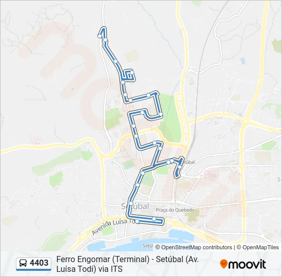 4403 Bus Line Map