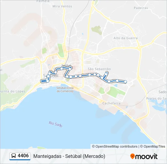 4406 Bus Line Map