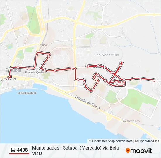4408 Bus Line Map