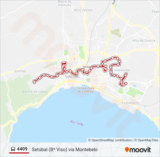 4409 Bus Line Map