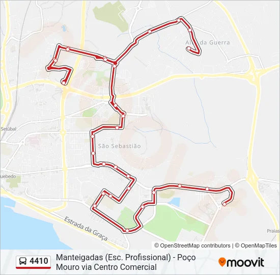 4410 Bus Line Map