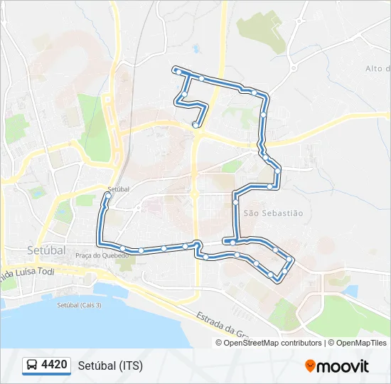 4420 Bus Line Map