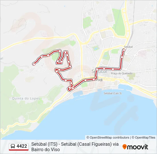 4422 Bus Line Map