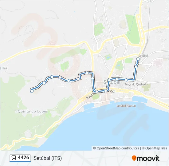 4426 Bus Line Map
