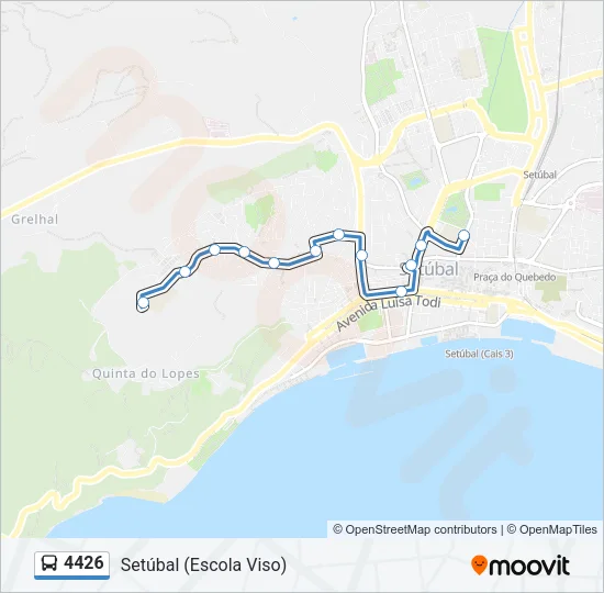 4426 Bus Line Map