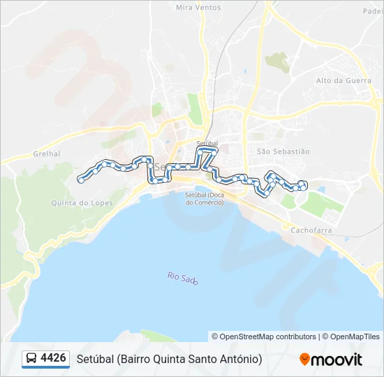 4426 Bus Line Map