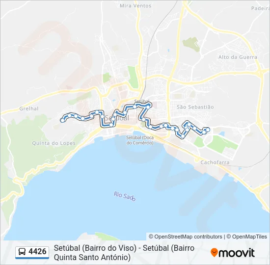 4426 Bus Line Map