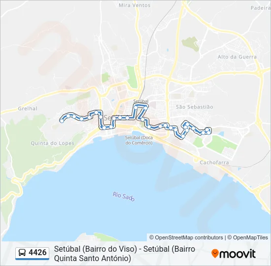 4426 Bus Line Map
