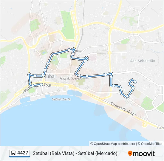 4427 Bus Line Map