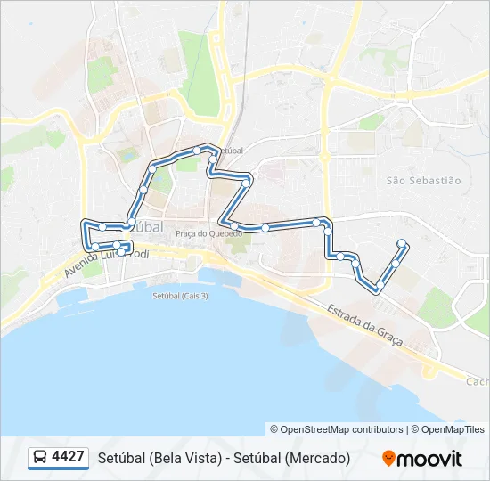 4427 Bus Line Map