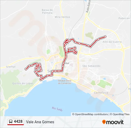 4428 Bus Line Map