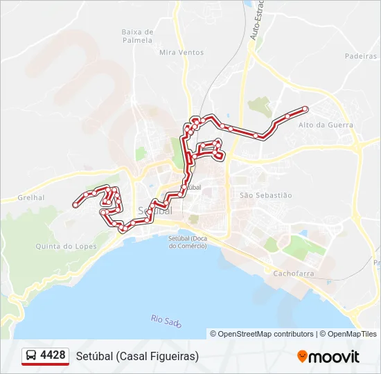 4428 Bus Line Map