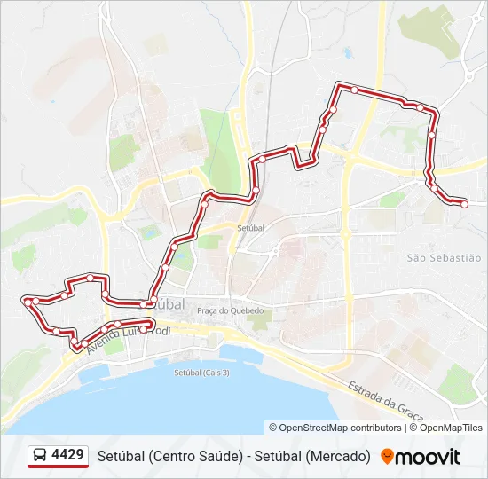 4429 Bus Line Map