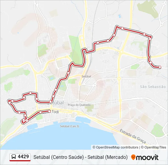4429 Bus Line Map
