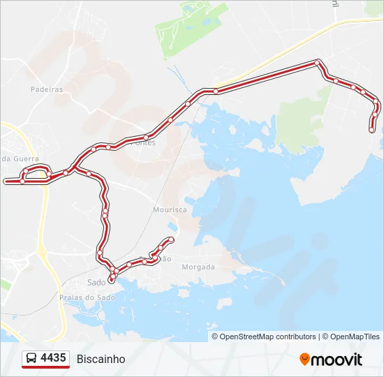 4435 Bus Line Map