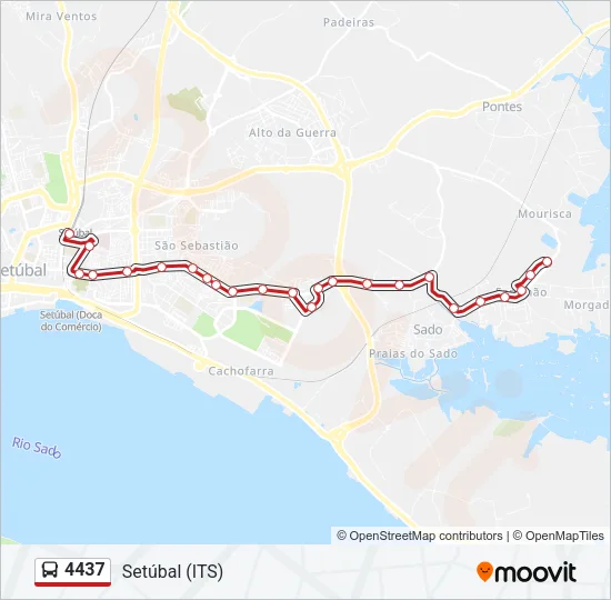 4437 Bus Line Map