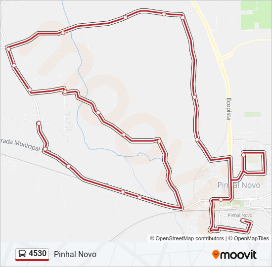 4530 bus Line Map