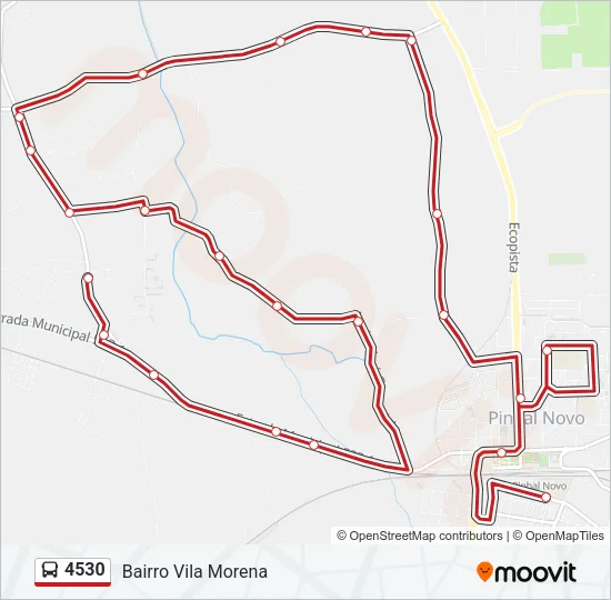 4530 Bus Line Map