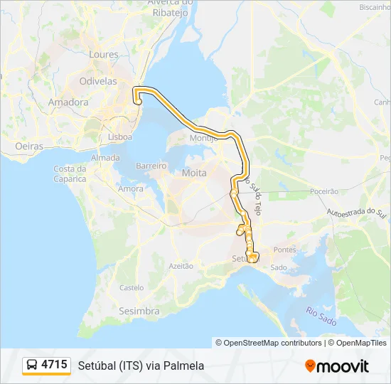 4715 Bus Line Map