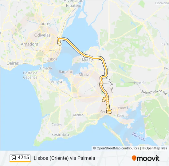 4715 Bus Line Map