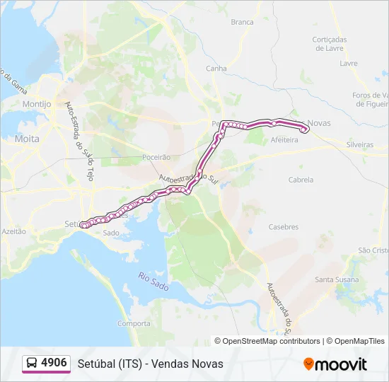4906 Bus Line Map