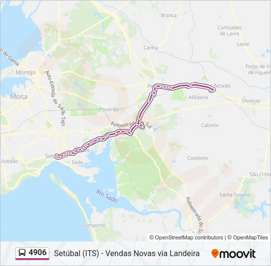 4906 Bus Line Map