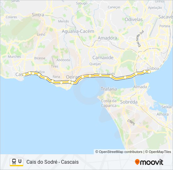 Mapa distrito Setubal de parede