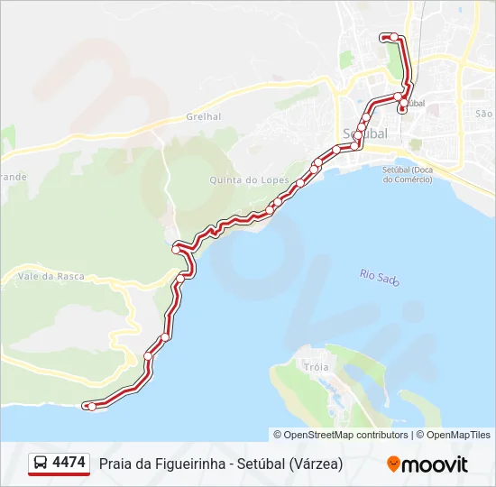 4474 Bus Line Map