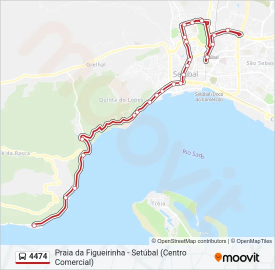 4474 Bus Line Map
