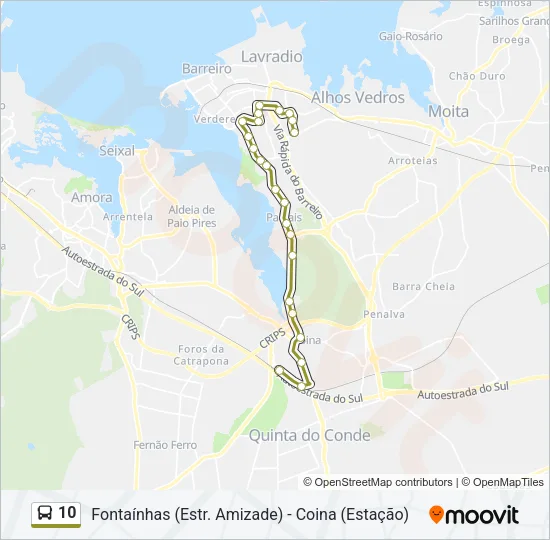 10  Line Map
