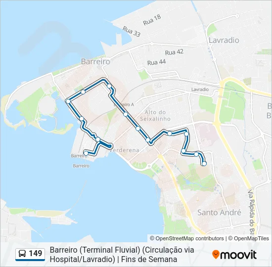 149  Line Map