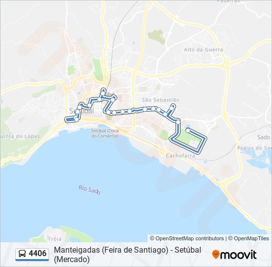 4406 bus Line Map