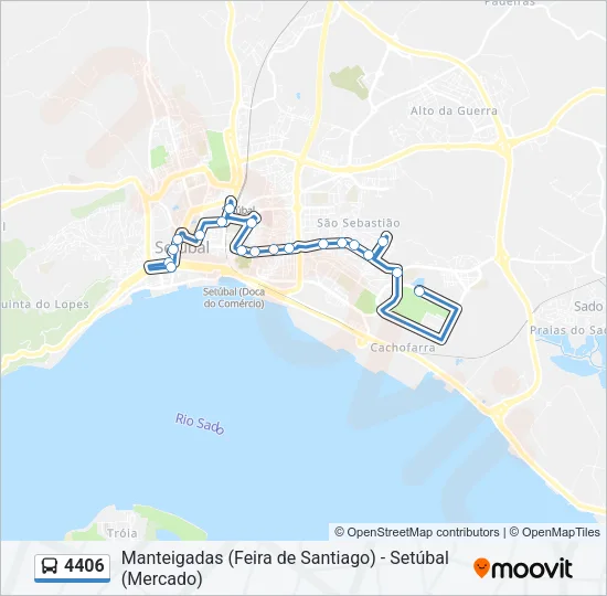 4406 Bus Line Map