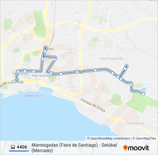 4406 Bus Line Map